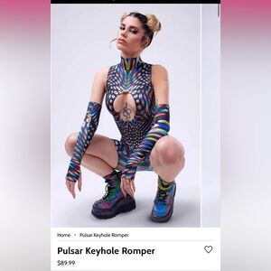BADINKA keyhole romper